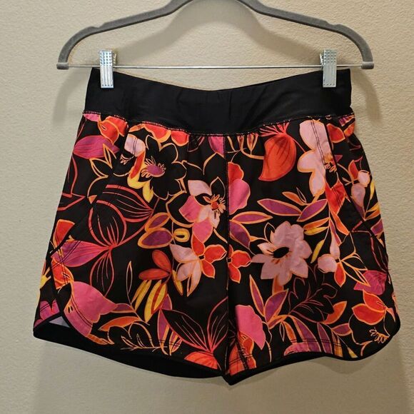 Lands' End Floral Swim Shorts - Picture 1 of 3